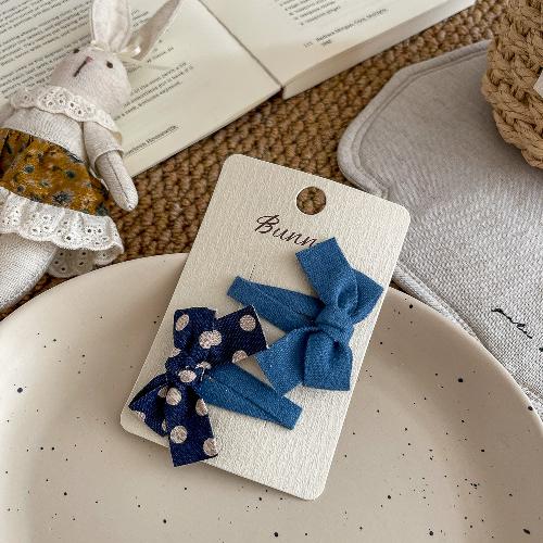

Fabric Polka Dot Bow BB Clip Children s Hairpin Korean Sweet Bangs Side Clip Hairpin Girls Hair Clip Headdress Hair Accessories