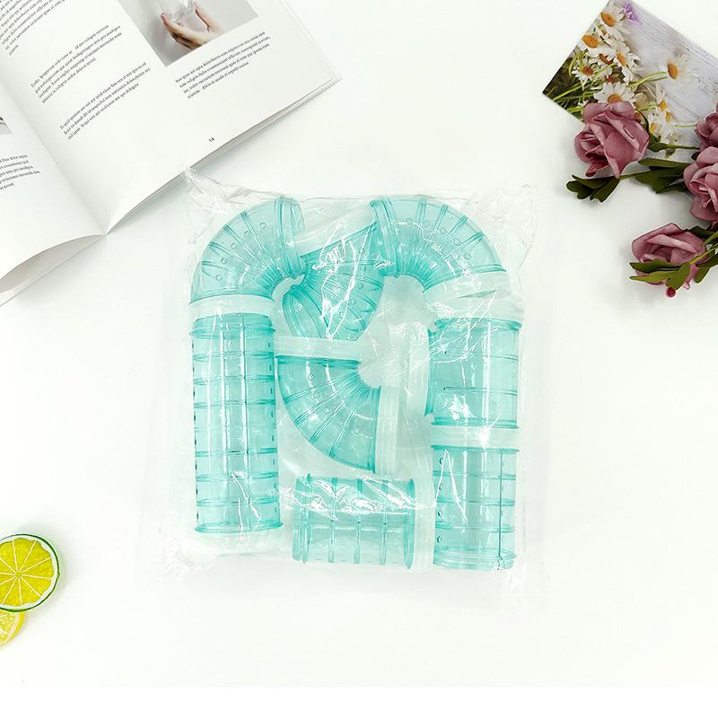 

DIY Hamster Cage Maze: Squirrel, Rat, Hedgehog, Golden Hamster Tunnel Pipe зелёный