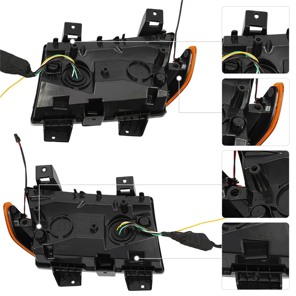 LED Turn Signal Light w/DRL Right Side 55112884AF For 2018-2022 Jeep Wrangler JL