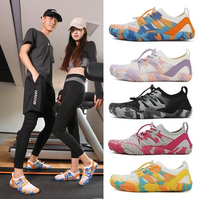 Indoor-Fitnessschuhe für Herren und Damen, rutschfest, leicht, weiche Sohle, für Laufband, Kniebeugen, Kreuzheben, Seilspringen, Yoga-Schuhe