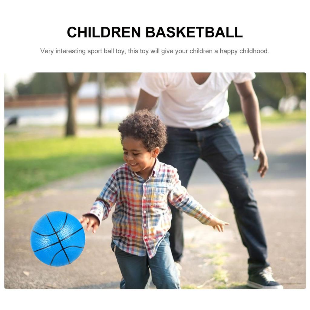 iplusmile Mini Basketballs (Set of 2, 15cm) - Soft, Lightweight Rubber Balls for Kids - IndoorOutdoor Practice, Toy, Sports, Educational Toy for
