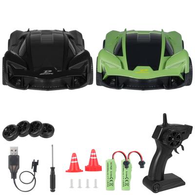 Remote Control Car, 2.4GHz 1:20 Scale 4WD Racing Toy with LED Lights Drifting Tires, Rechargeable Mo