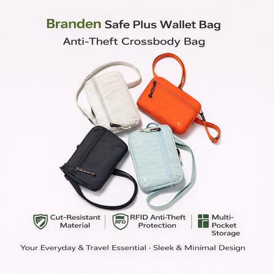 Bezpieczna Plus RFID Portfel Antykradzieżowy Torba Podróżna Portfel Crossbody