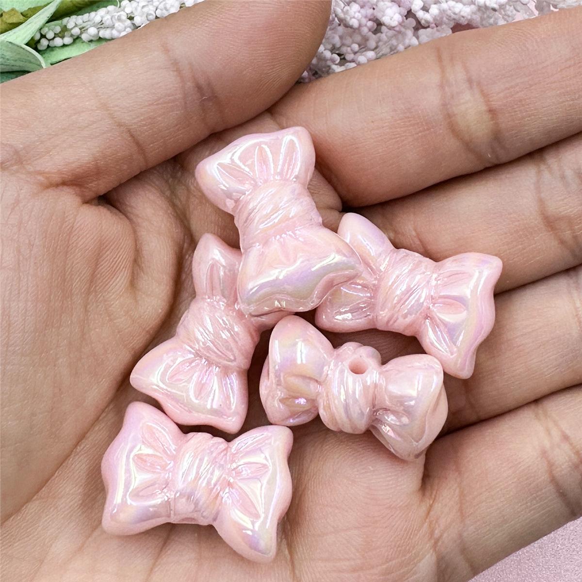 

Товары для вечеринок Сахарные бусины DIY Подвески Акриловые ручная работа Материал для ожерелий Серьги Изготовление бисера Аксессуары для изготовления ювелирных изделий 5 шт 16*24 мм розовый