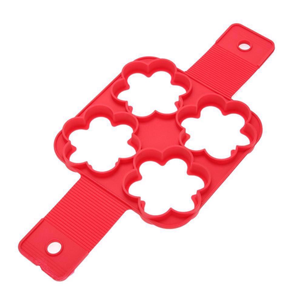 Silikonform Pfannkuchen Ei Ring Maker Antihaft Easy Egg Omelette Küchenhelfer Kochutensilien