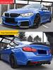 Compatible Front and Rear Lip Spoiler for BMW 4 Series 425i/430i with Quad Exhaust