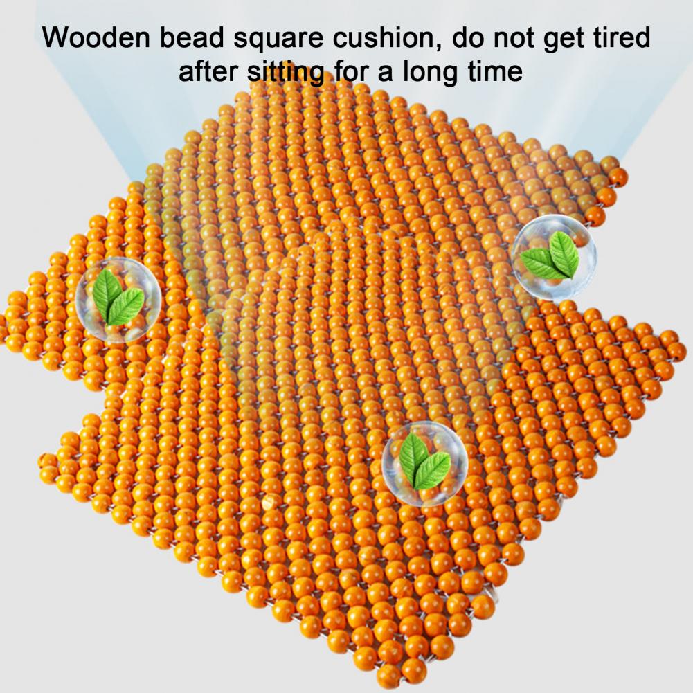 Univerzální letní autosedačka Cool Cushion Masážní potah do auta s PVC korálky s měkkou pasovou podložkou Prodyšná Odolná 1ks