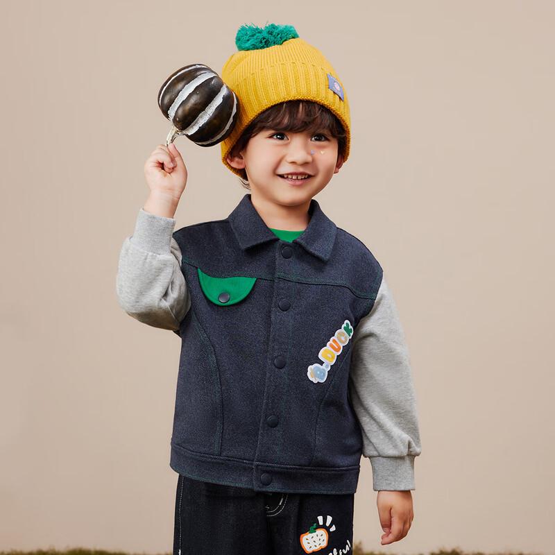 B.Duck Boys Faux Denim Cartoon Jacket 90