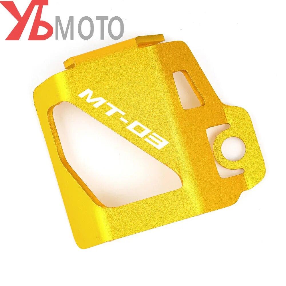 For Yamaha MT03  2022 MT-03 2015-  Motorcycle Accessories Front Rear Brake Fluid Reservoir Caps Oil Cover Guard