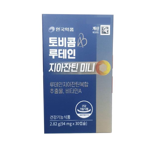 Anguk Pharm Tobicom Lutein Zeaxanthin Mini 84mg x 30 Caps