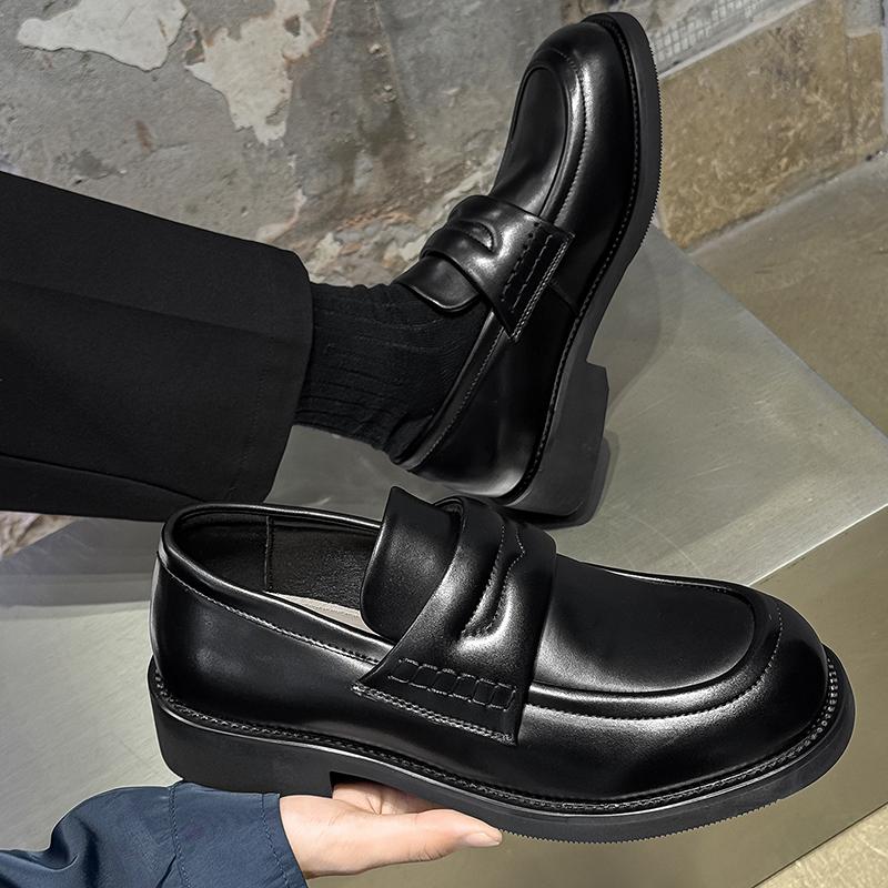 Fashion Luxury Brand Genuine Leather Business Party Men's Shoes Fashion British Style Casual Leather Shoes High-quality Comfort Loafers