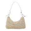 Handwoven bag women's 2025 new trendy fashion retro tote bag straw bag versatile large-capacity shoulder bag