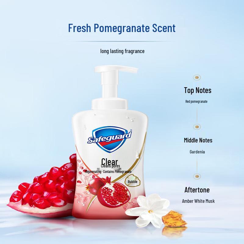 Safeguard Renewing Pomegranate Foaming Body Wash