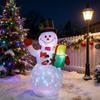 Christmas Inflatable Snowman Decor With Led Lights For Holiday Party Festivities