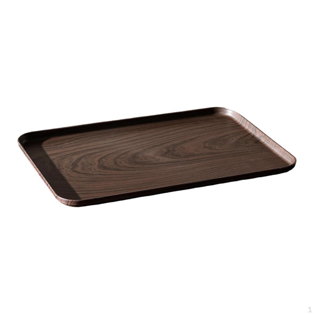 Rectangular Serving Tray Dinner Platter Dessert Vanity Snack Plate Dish Display Board for