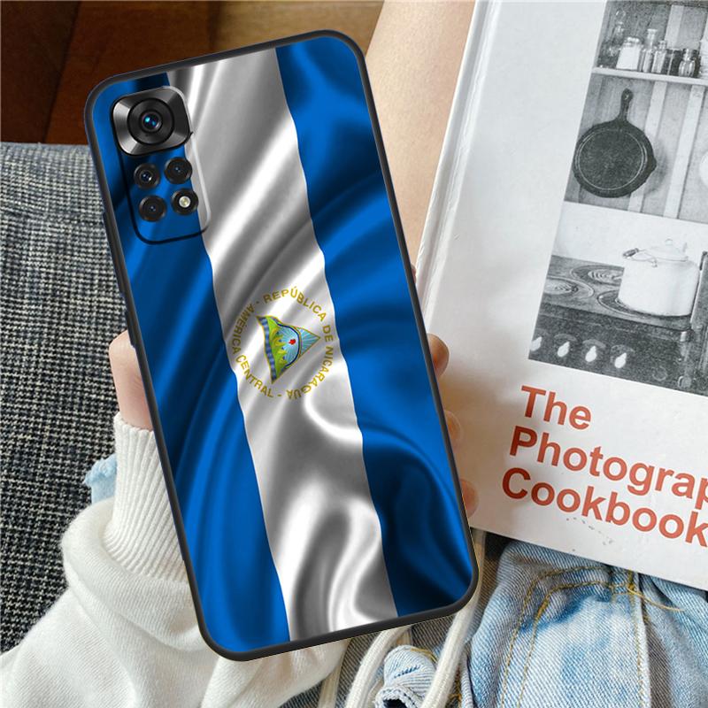 Nicaragua Flag Case For Xiaomi Redmi Note 12 10 9 11 Pro 9S 10S 11S 12S Cover For Redmi 12 9C 10C 12C 13C