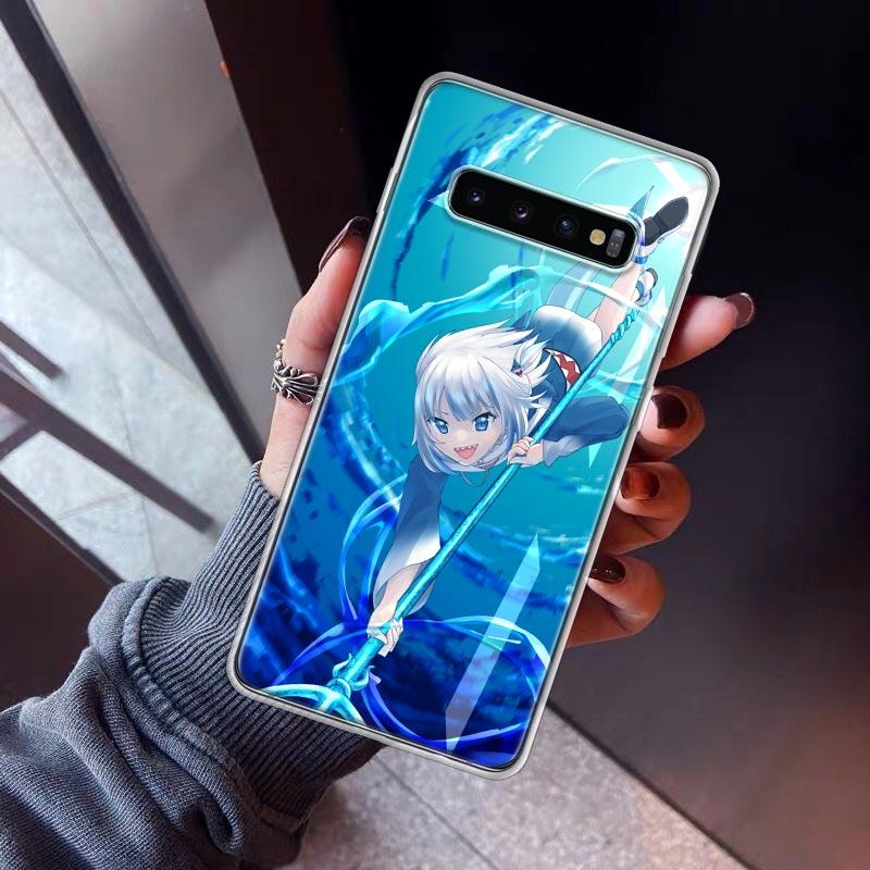 Japan Anime Hololive Gawr Gura Phone Case For Samsung Galaxy S26 S25 Edge S24 S23 Ultra S22 Plus S21 S20 FE Soft TPU Back Cover