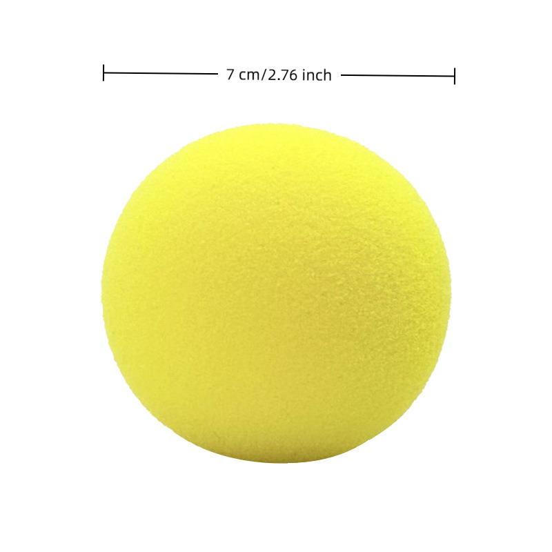 Badminton Training Ball Indoor Rebound Sponge Shuttlecock For Badminton Racket Swing Practice Low Noise Foam Wall Hitting Ball