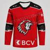 2026 Lausanne HC Switzerland NL Hockey Jersey Men's Long Sleeve Quick-Dry T-Shirt Home Away 3D Print Sport Casual Family Kids