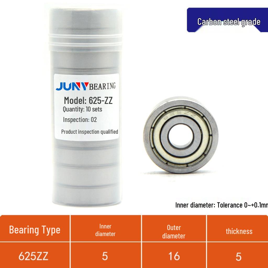 High-Speed Miniature Bearings 623-629 for Toys and Motors (ZZ/RS)