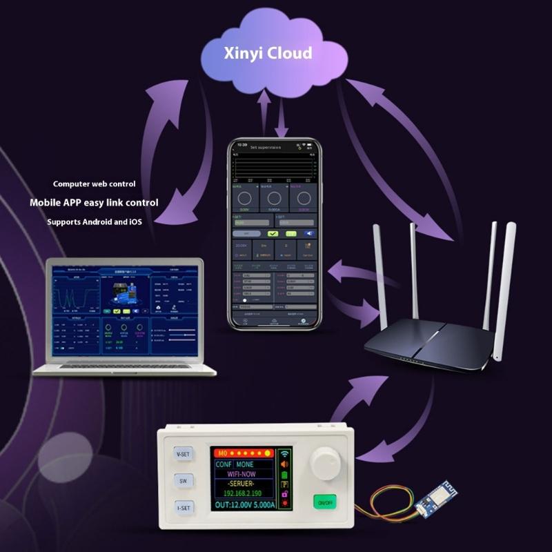 Upgrades Digital Controlled Power Supply 252W 7A Output Constant Electric Current Regulation for Charging Testing Lab