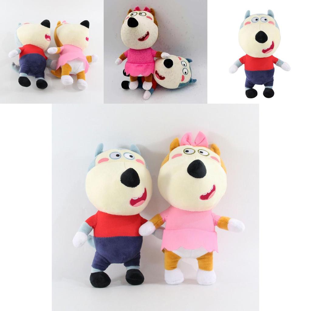 Peluche Wolfoo Lucy Irresistibilmente Carino 25cm Morbido Ripieno Bambola Cartoon Famiglia