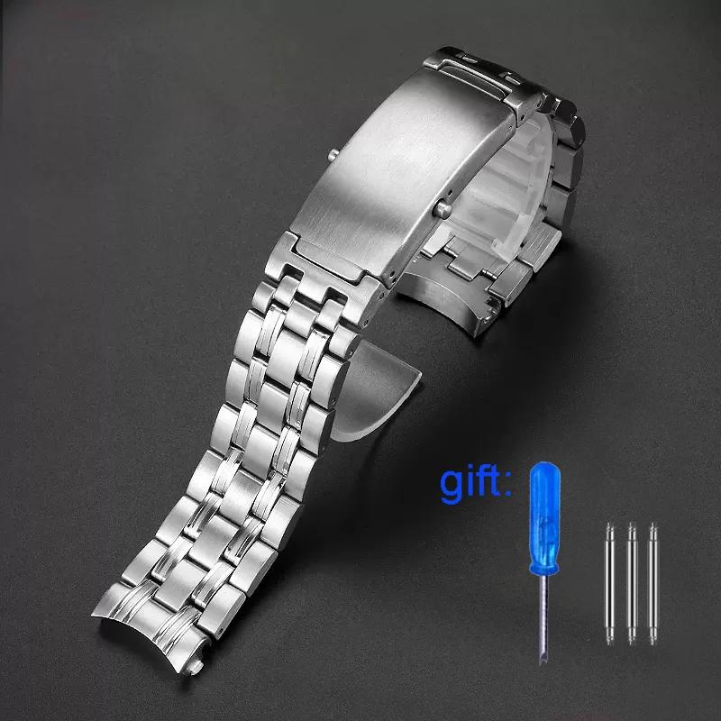 

Классический ремешок из нержавеющей стали для часов Omega 007 Seamaster Planet Ocean 300m, спортивные часы, аксессуары, браслет 18 мм 20 мм 22 мм 20mm
