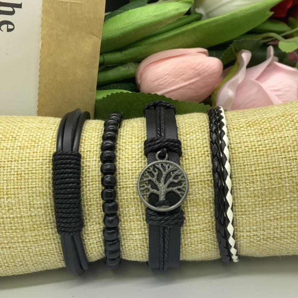 

5 шт. Модные спортивные часы мужские деловые кварцевые наручные часы роскошный кожаный браслет мужские повседневные включают коробку для браслета для спорта