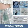 New 1PCS Adjustable Waistband To Change The Artifact Brooch Invisible Jeans Buckle Pin Waist Pin To Prevent Exposure for Women