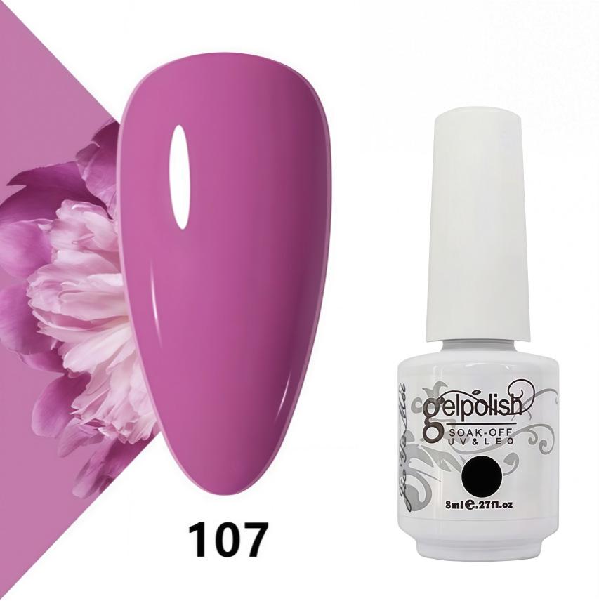 Amber Gel Polish Set: Gel Polish Manicure Kit with Whitening, Base Coat, and Sealer.