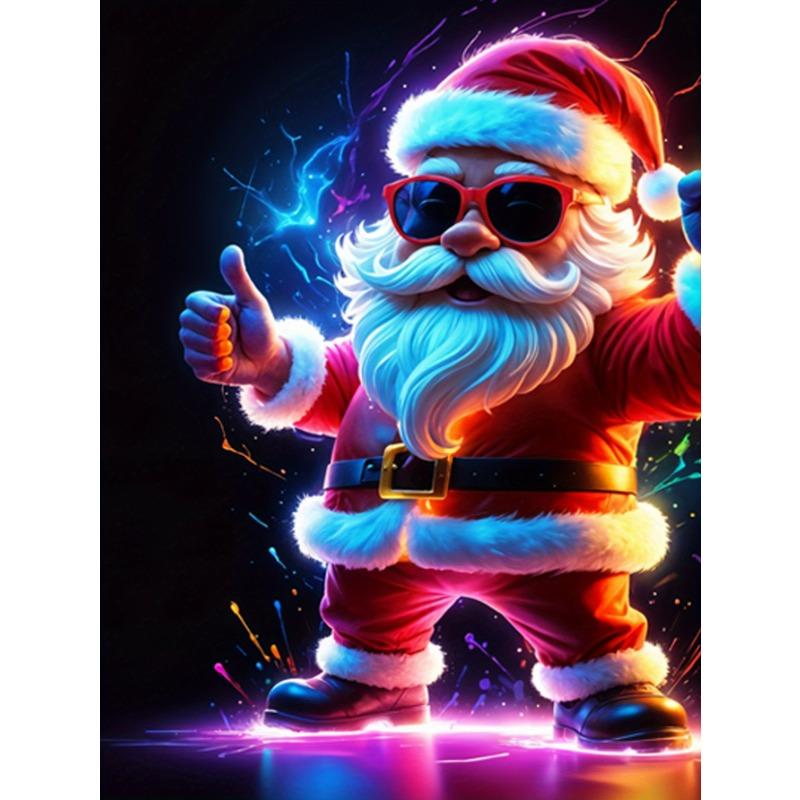 Women's Christmas Santa Claus Graphic Casual Round Neck Short SleeveT-Shirt