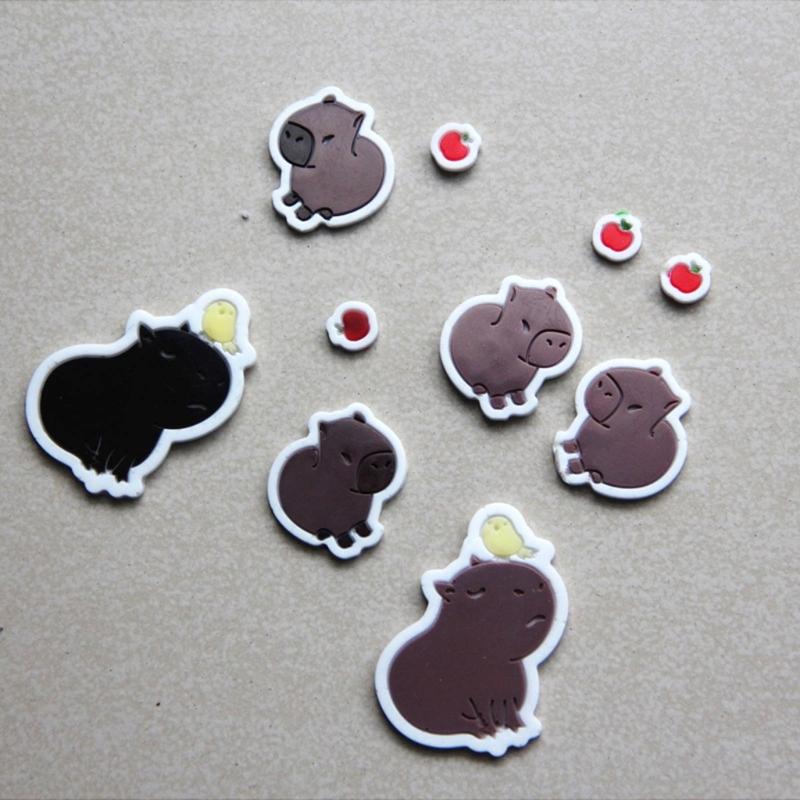 Silicone Mold Capybara Shaped Mould Unique Epoxy Resin Pendant Moulds Jewelry Making Tool for Enthusiasts