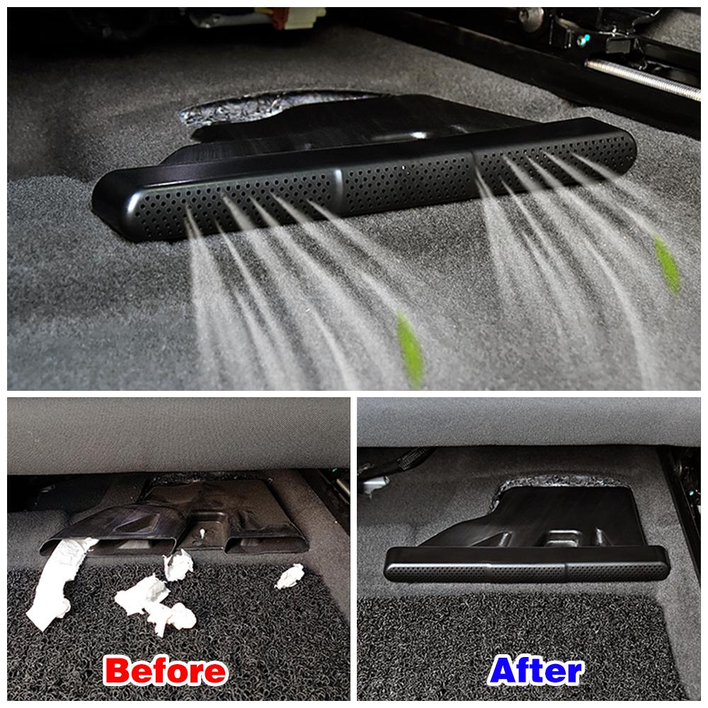 For Volkswagen VW ID.4 ID4 ID.6 ID6  2022 Under Seat Air Conditioner AC Duct Vent Outlet Grille Cover Case Trim Anti