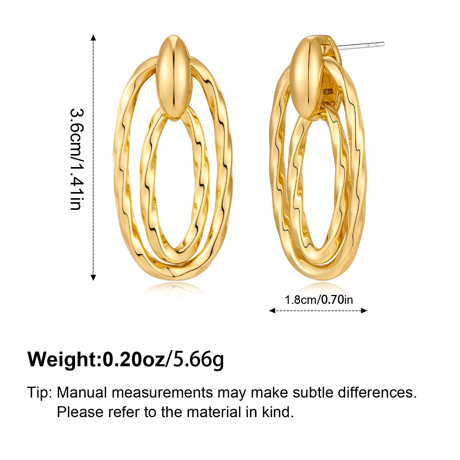 

Retro Hollow Earrings: European & American Style, Versatile Simple Niche Studs for Women