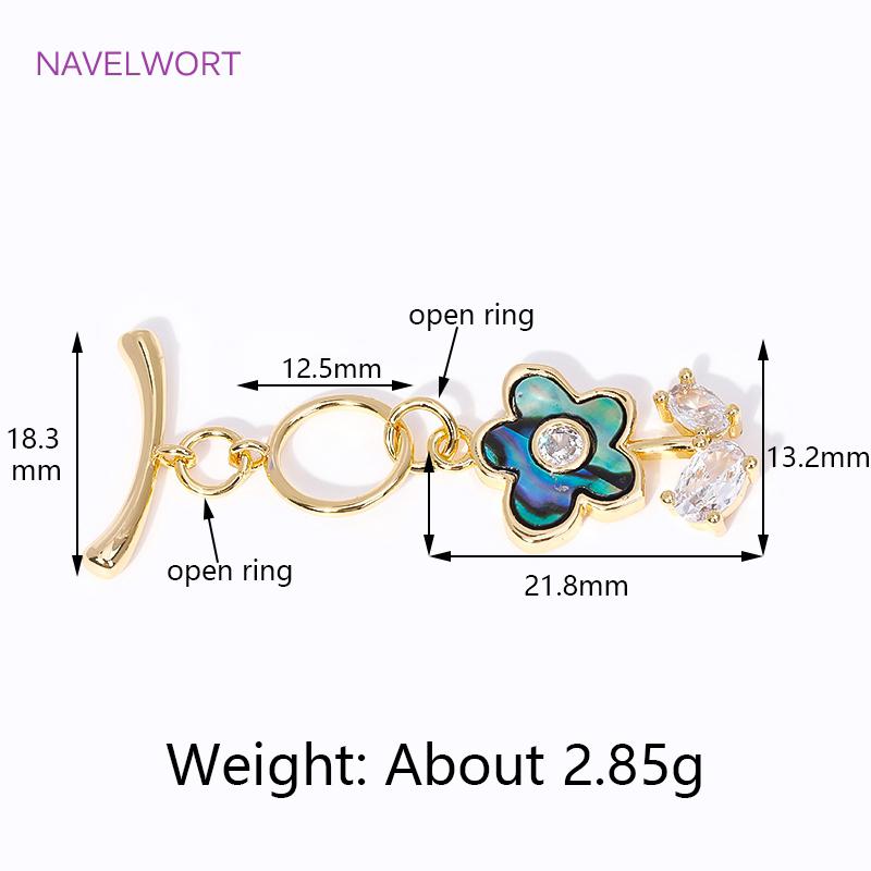 Multi Types Trendy 18K Gold Plated OT Clasps Toggle Clasps Connector For Bracelet Necklace Making DIY Jewelry Accessories