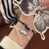 Handmade Woven Butterfly Friendship Bracelet - Cartoon Style, Waxed Cord, Trendy and Stylish for Couples and Friends.