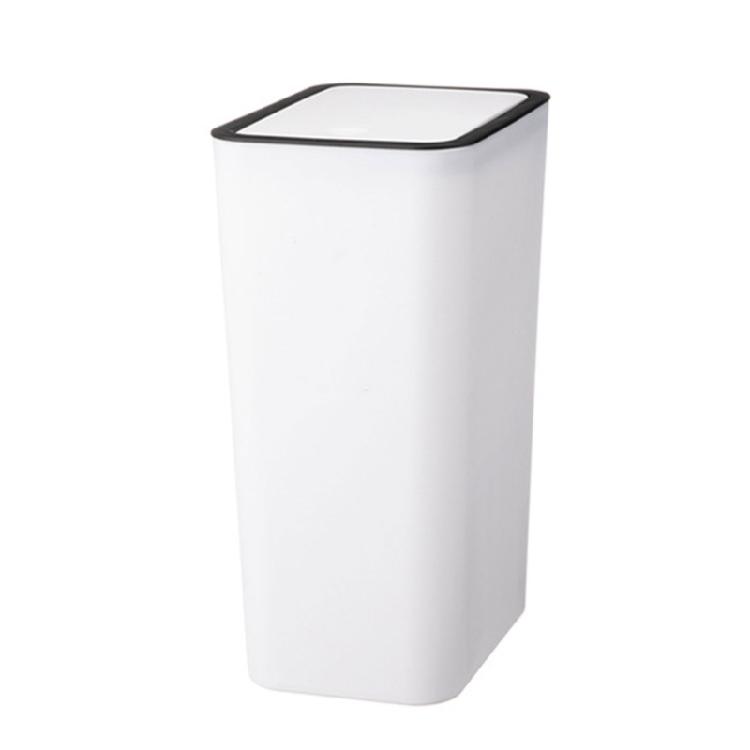 Plastikowy kosz na śmieci z funkcją Easy Press Kosz na odpady Kosz na śmieci Idealny do szkół, biur i użytku domowego