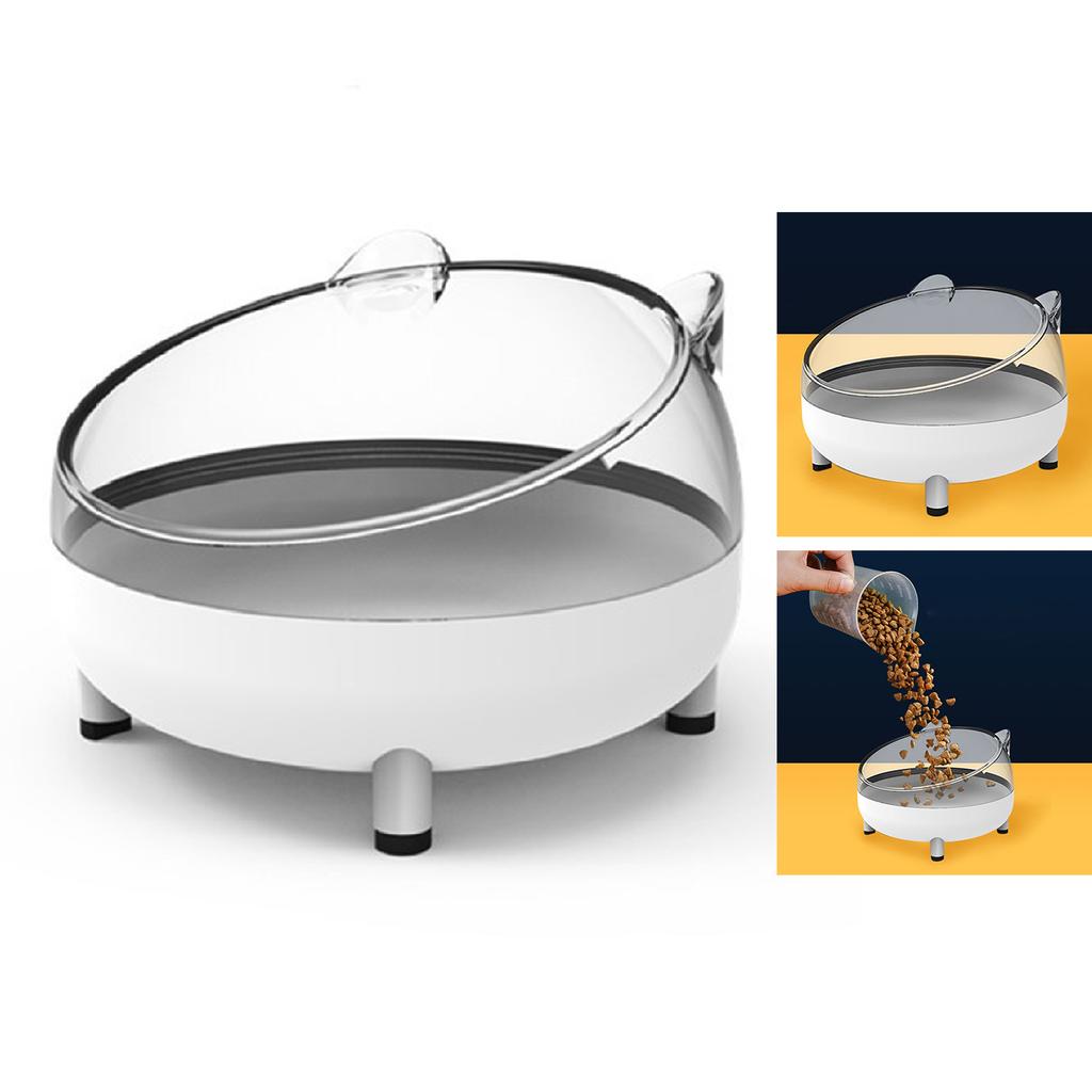 Haustiernapf Rutschfest 4 Füße Erhöht Abnehmbar Gratfrei Niedlicher Katzenwelpennapf für Futter Wasser