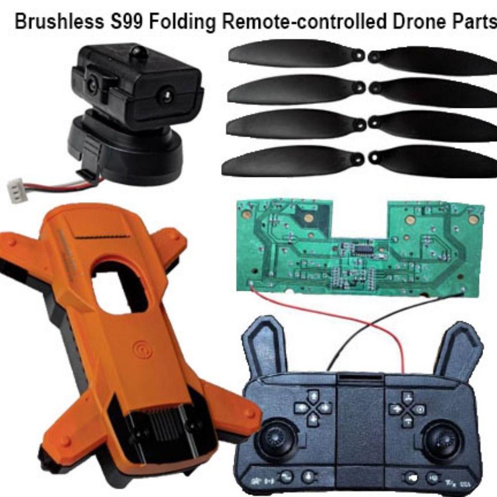 10 Stiluri Piese Dronă Pliabilă cu Telecomandă DIY Asamblare Dronă RC Piese de Schimb Fără Perii S99