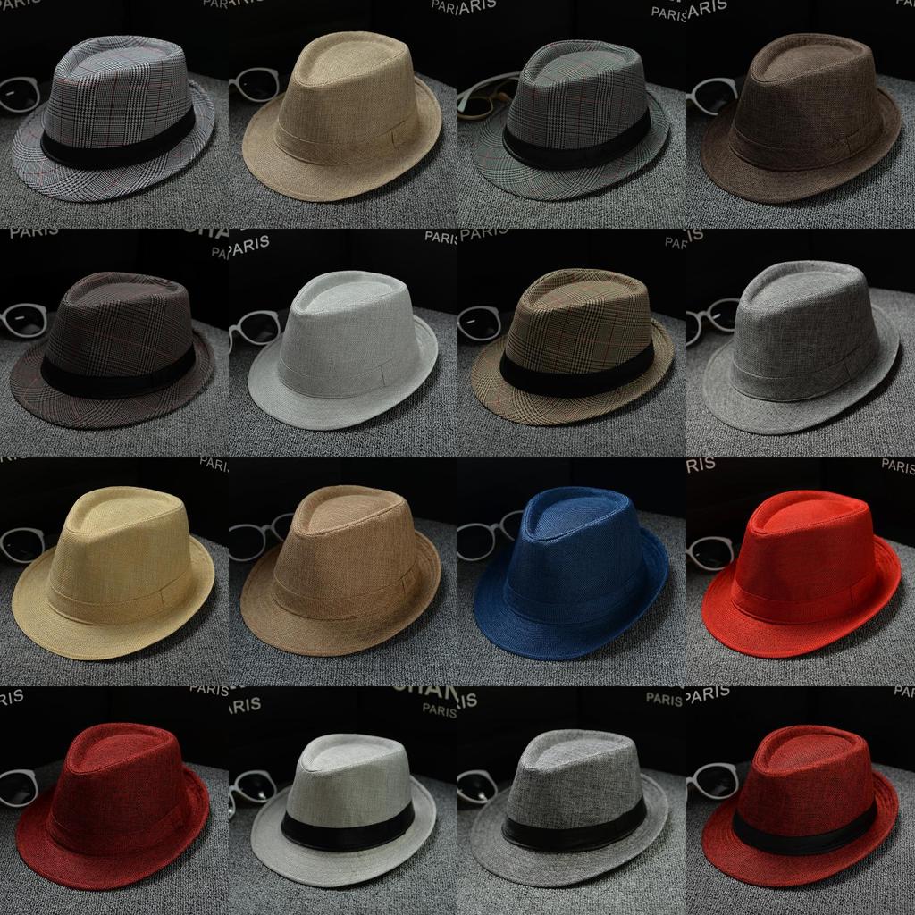 Panama Cotton Linen Sun Hat With Wide Brim For Men Women Casual Summer Accessory