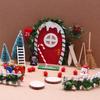 Christmas Scene Dollhouses Accessories With Miniature Gnomes And Elf Door Decors Holiday Gift