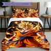 3pcs Duvet Cover Set (1*Duvet Cover + 2*Pillowcase, Without Core), DRAGON BALL Print Bedding Set, Bedroom Decor, All‑Season, Birthday Gift