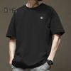 Herren T-Shirt Rundhals Kurzarm Loose Fit T-Shirt Sommer Atmungsaktiv Casual Pullover Tops Alltagskleidung