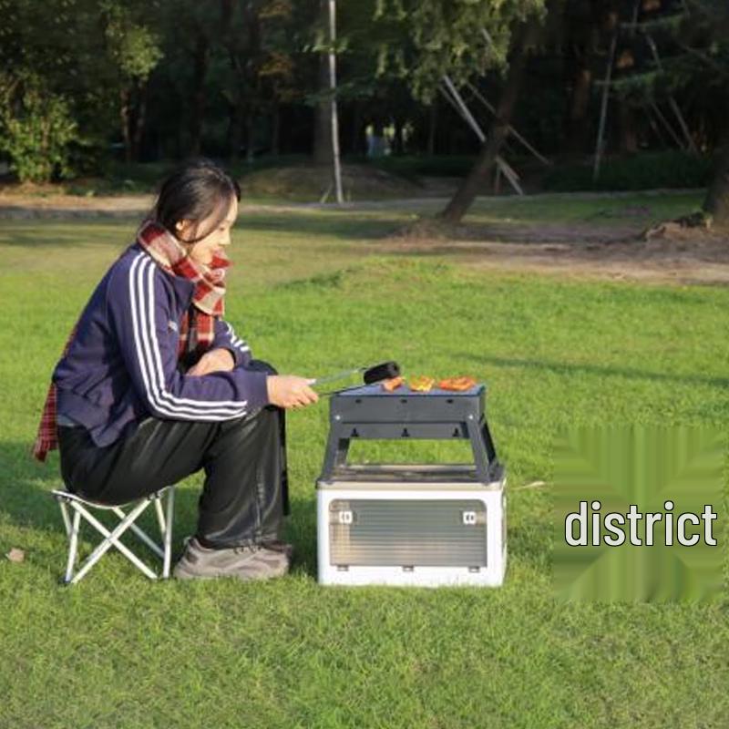 Portable Picnic Barbecue Grill Set