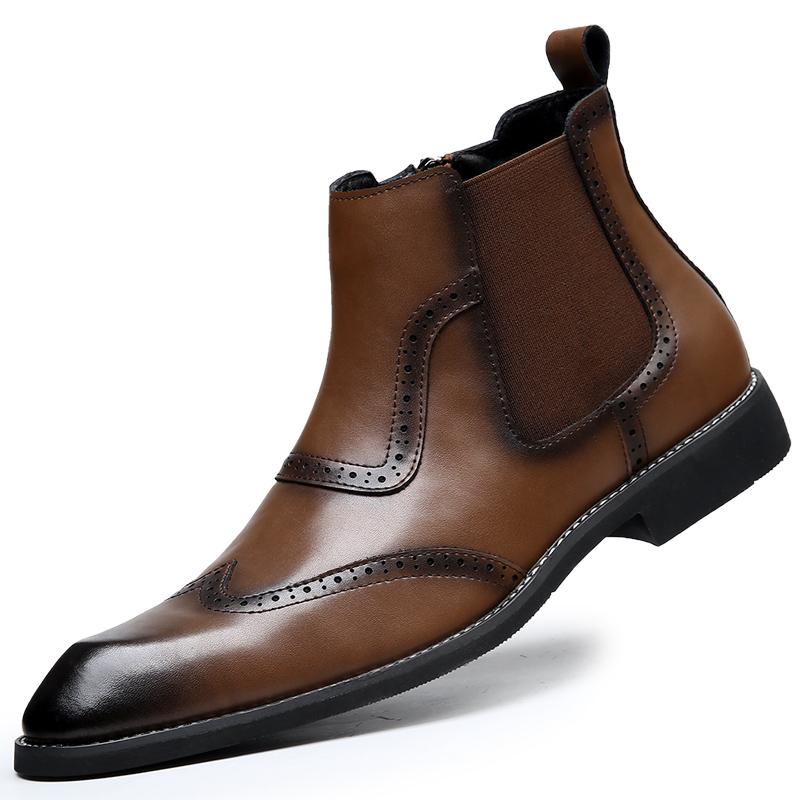 

Модные мужские туфли-лоферы, роскошные, высококачественные, из натуральной кожи, мужские деловые туфли, черные, повседневные, социальные туфли, мужская обувь 44 коричневый