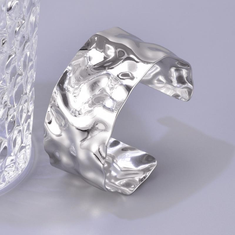 

Женский гладкий браслет с широким раскрытием: Европейский и американский хип-хоп стиль с персонализированным дизайном