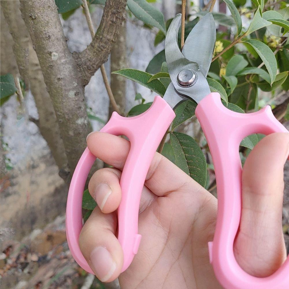 Pink Pruning Tools Blue Floral Scissors Hand Cutter Garden Pruning Shears  Picking Weed