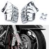 Steel Motorcycle Front Brake Caliper Cover For Harley Electra Glide Standard EFI FLHTI Road Glide Ultra FLTRU FLHTKL FLTRXS FLTR