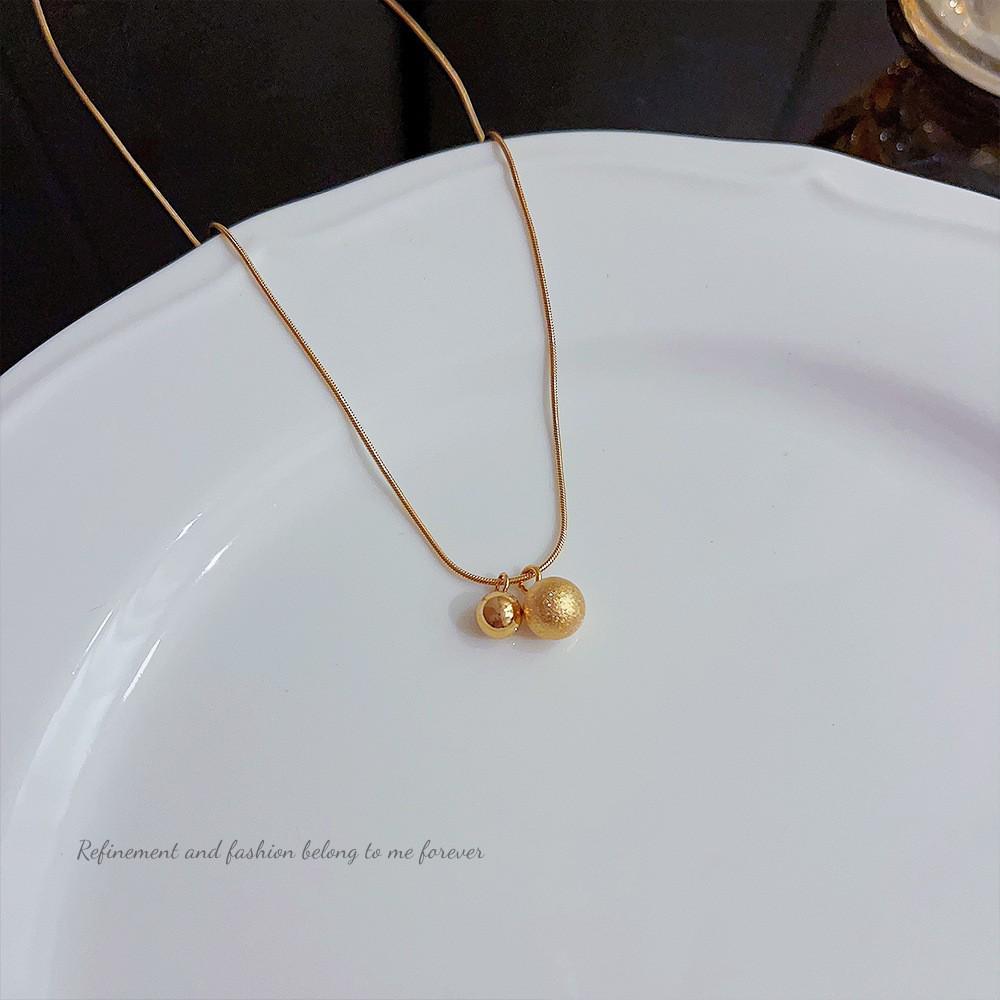18K Gold Titanium Rhombus Clavicle Chain Necklace - Women’s Trendy Geometric Choker Pendant