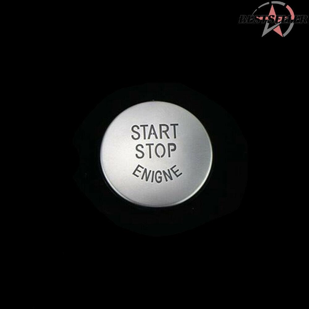 Silver Engine Start Stop Switch Push Button Cover Trim for BMW X5 X6 2008-2013